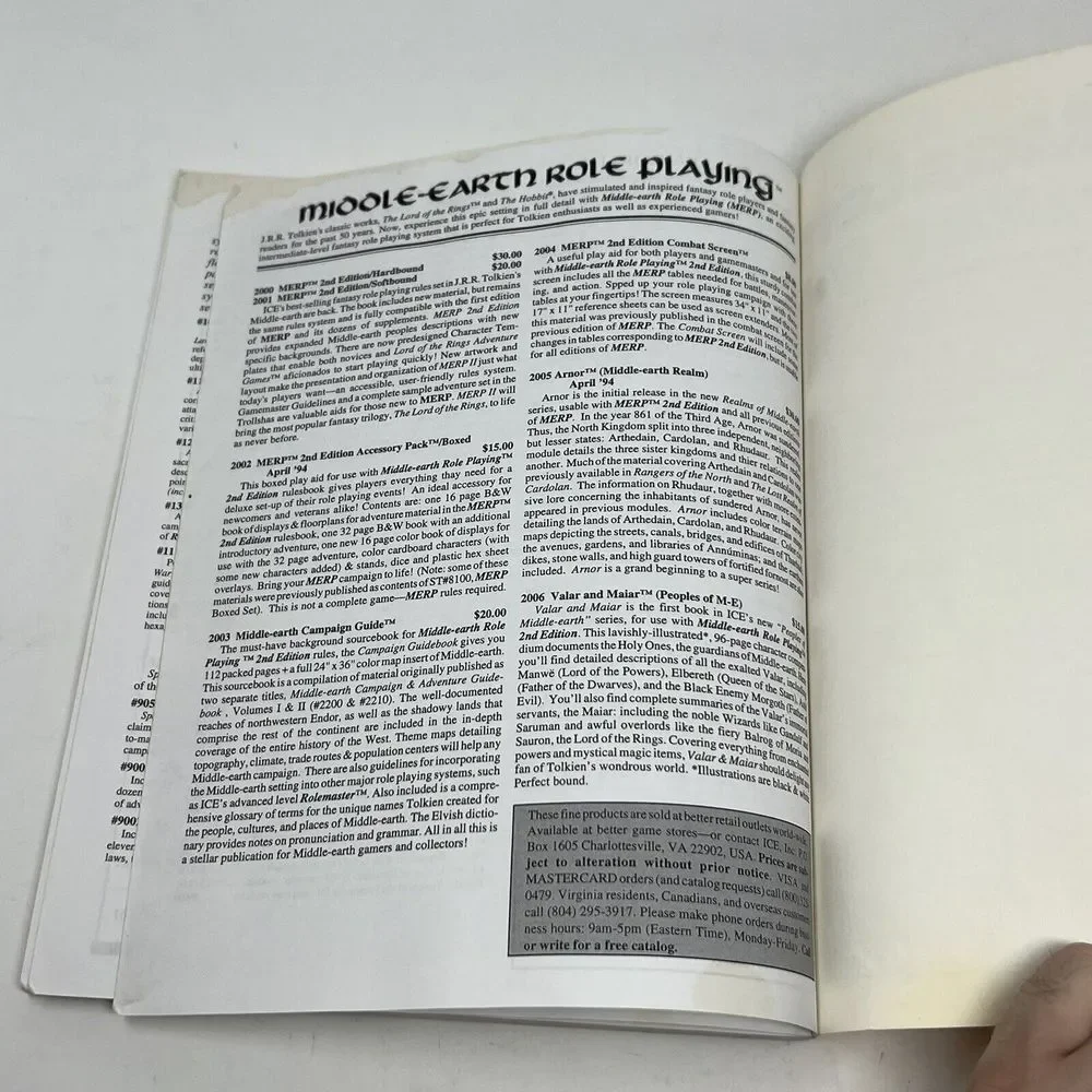 Space Master RPG Companion II (Advanced‎ & Optional Rules) 1993 ICE #9004